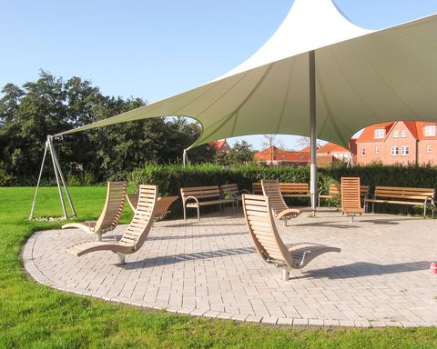 Klimapavillon im Kurgarten in Norden-Norddeich.